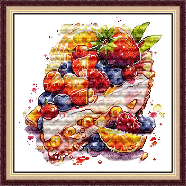 Full of Fruit Pie Cross Stitch Kits