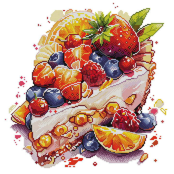 Full of Fruit Pie Cross Stitch Kits