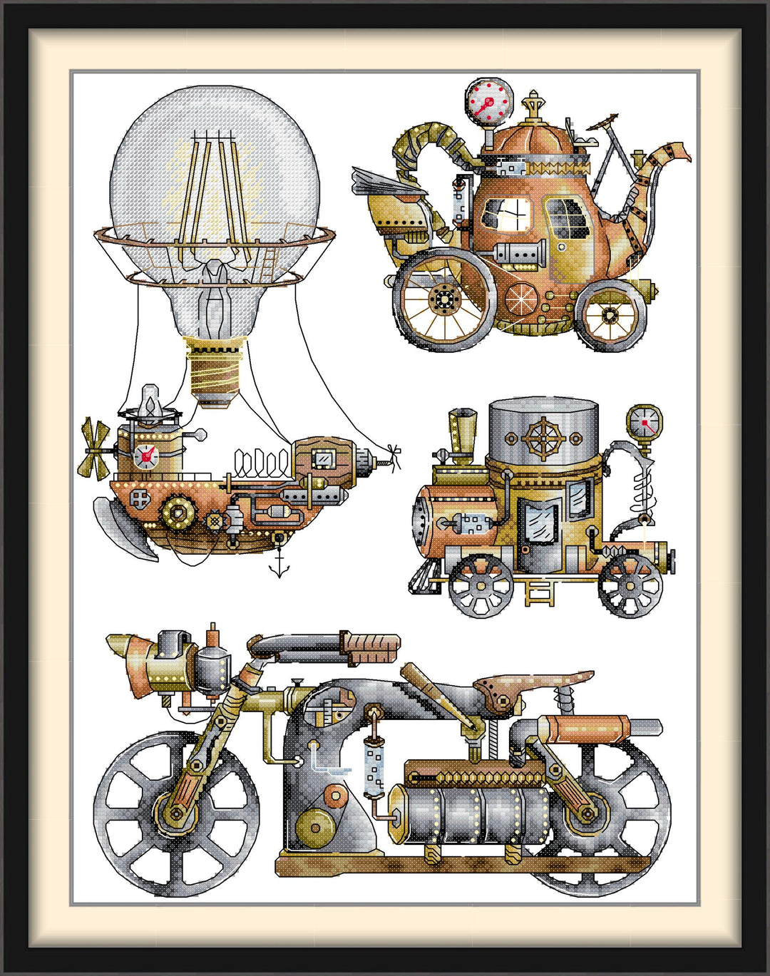 Steamer Cross Stitch Kits