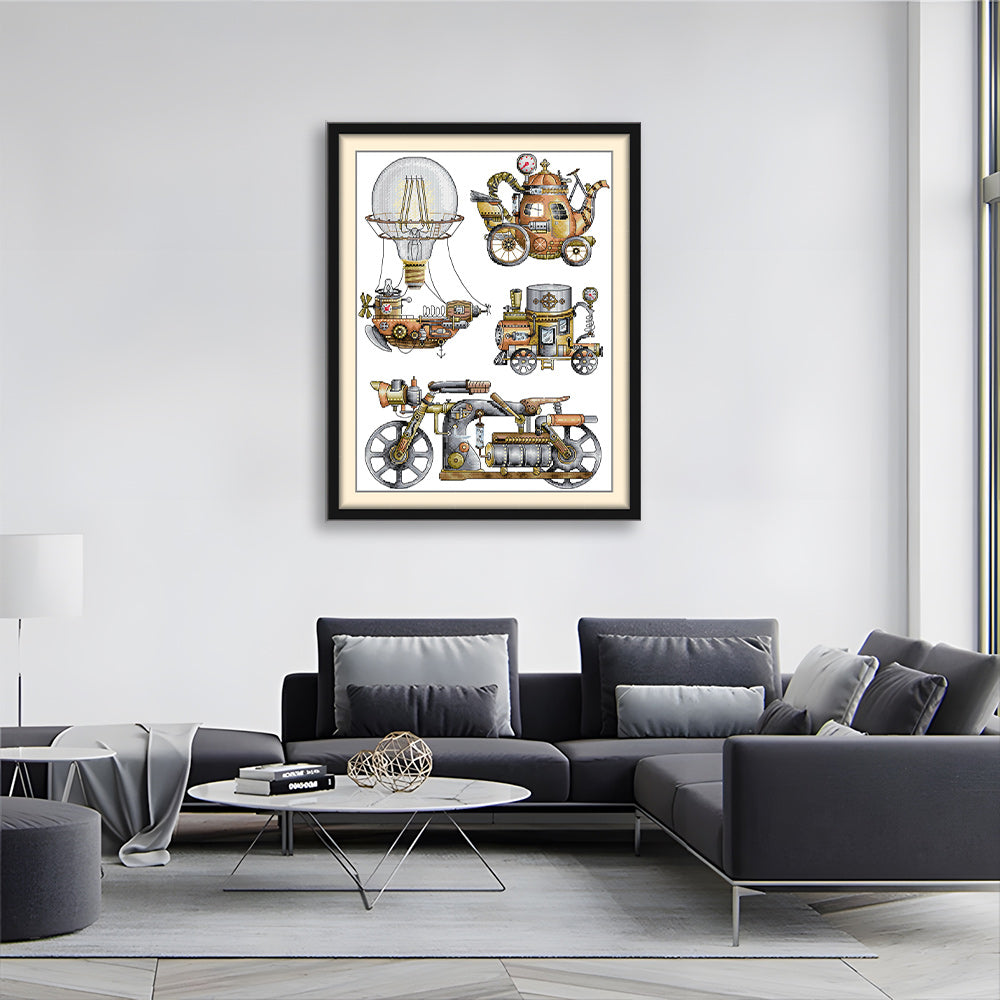 Steamer Cross Stitch Kits