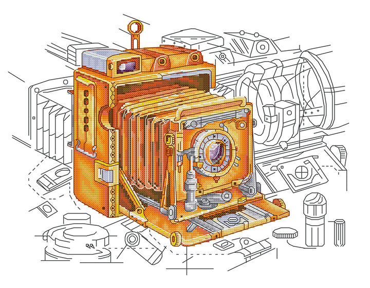 Classic Camera Cross Stitch Kits
