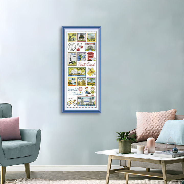 Stamp Collection Cross Stitch Kits
