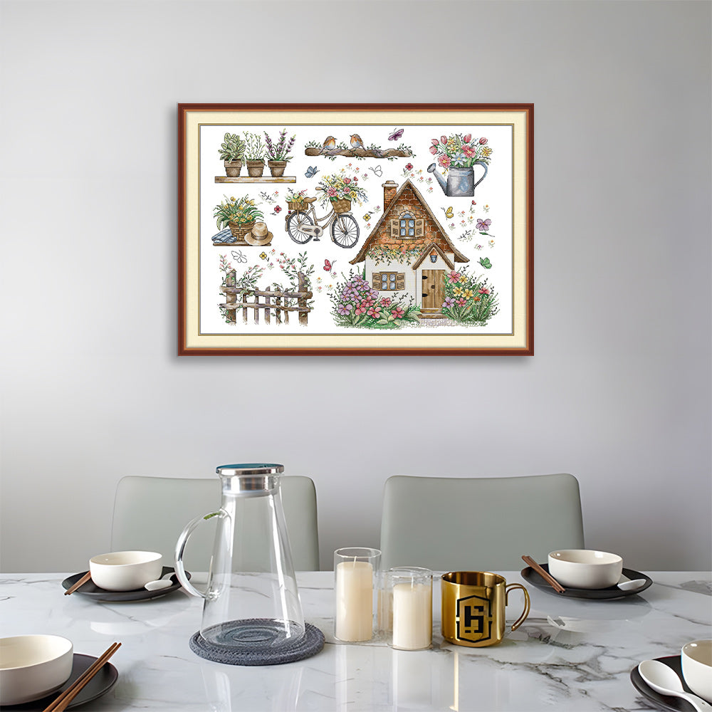 Spring House Elements Cross Stitch Kits