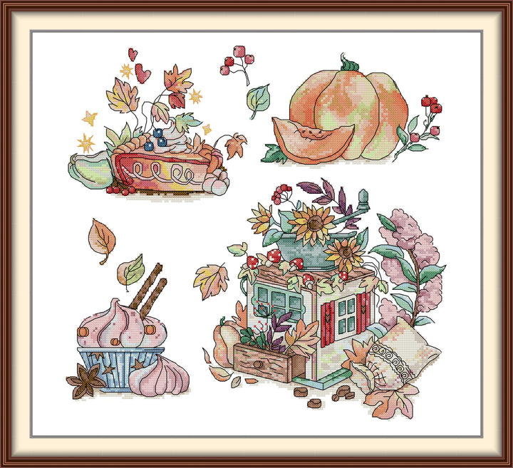 Autumn Delicacies Cross Stitch Kits