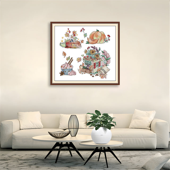 Autumn Delicacies Cross Stitch Kits