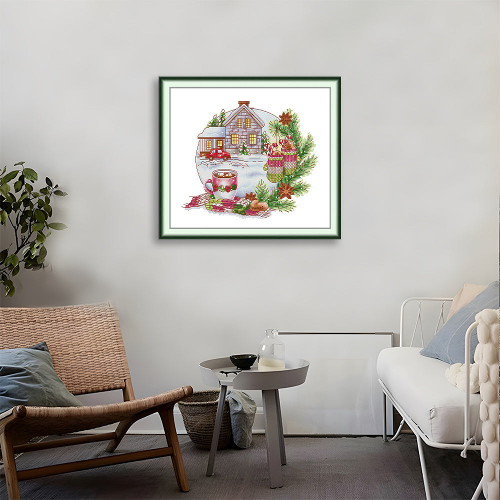 Warm Christmas Spirit Cross Stitch Kits