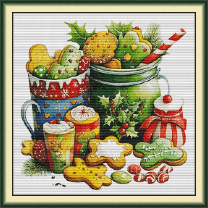 Christmas Cookie Cake Cross Stitch Kits