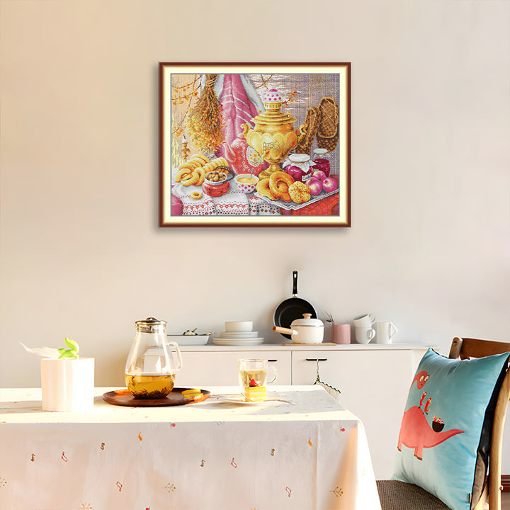 Russian Afternoon Tea Cross Stitch Kits