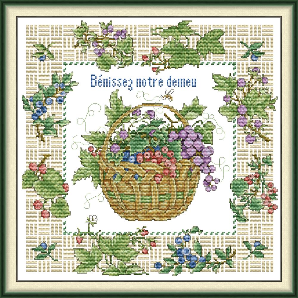 Berry Basket Cross Stitch Kits