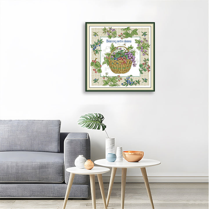 Berry Basket Cross Stitch Kits