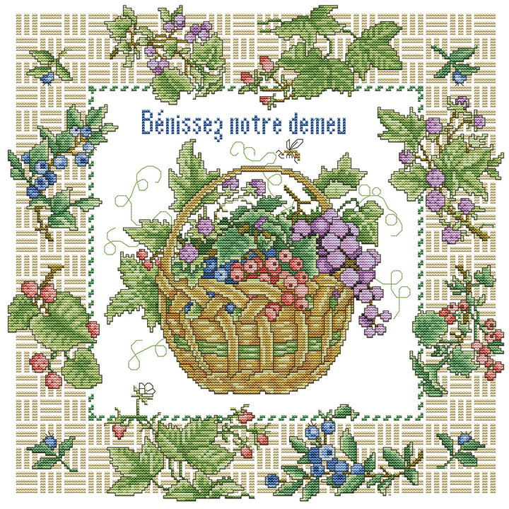 Berry Basket Cross Stitch Kits