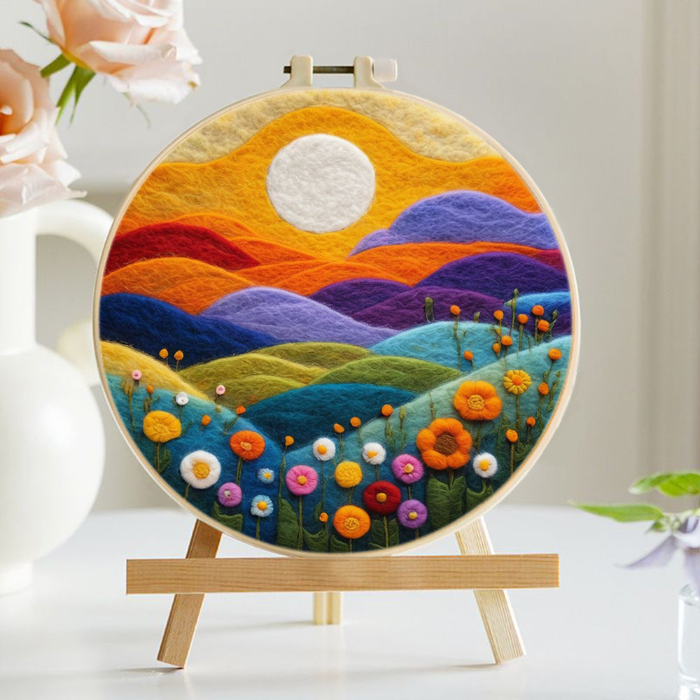 Wool Needle Felting Painting Kits