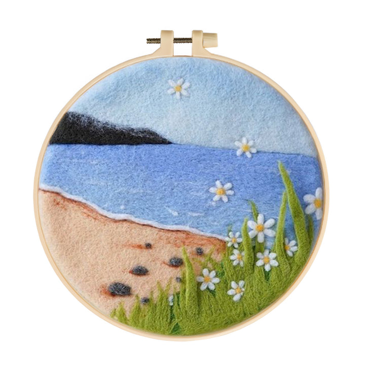 Sunny Beach Wool Needle Felting Painting Kit