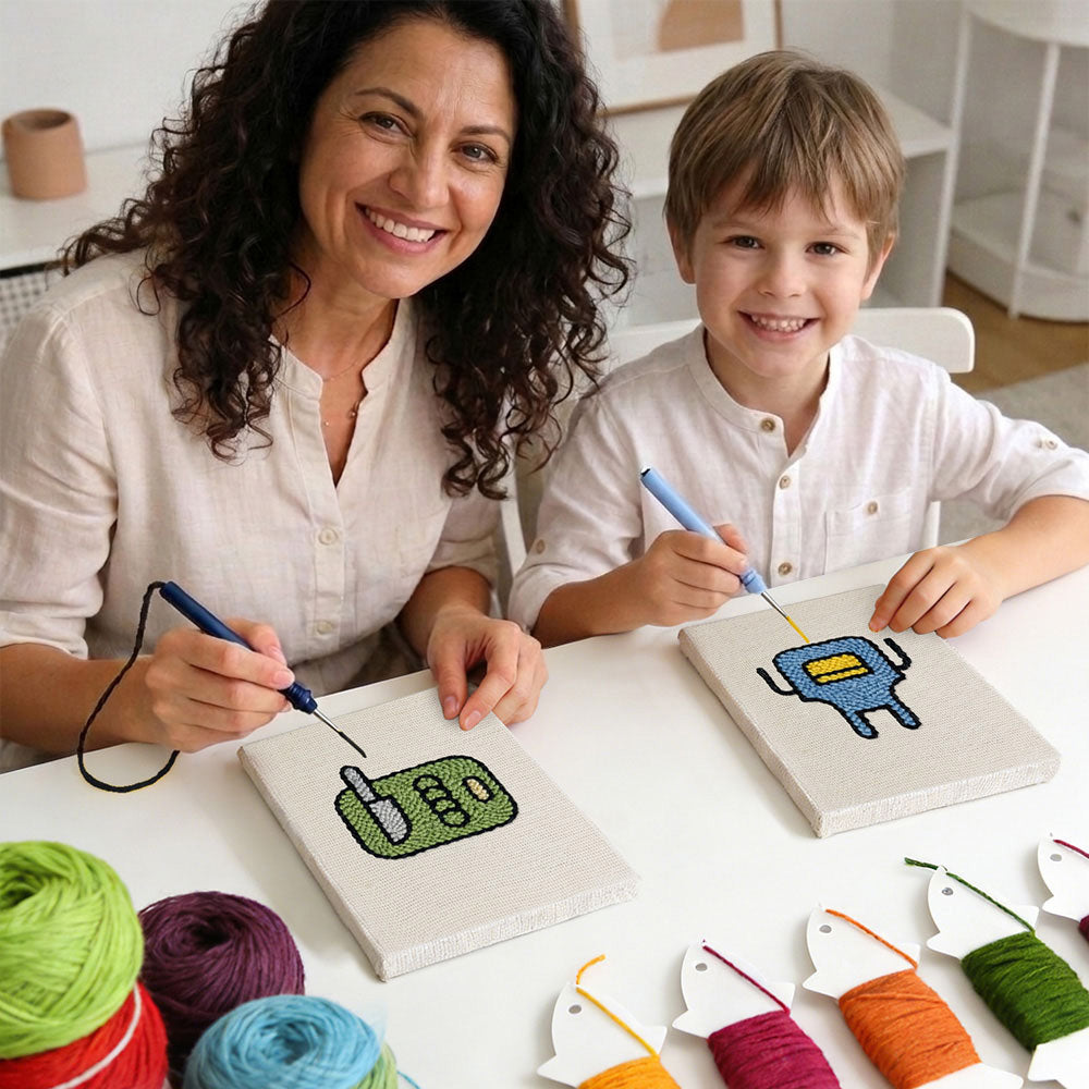 Desk Art Tools Mini Punch Needle Kit (4pcs)