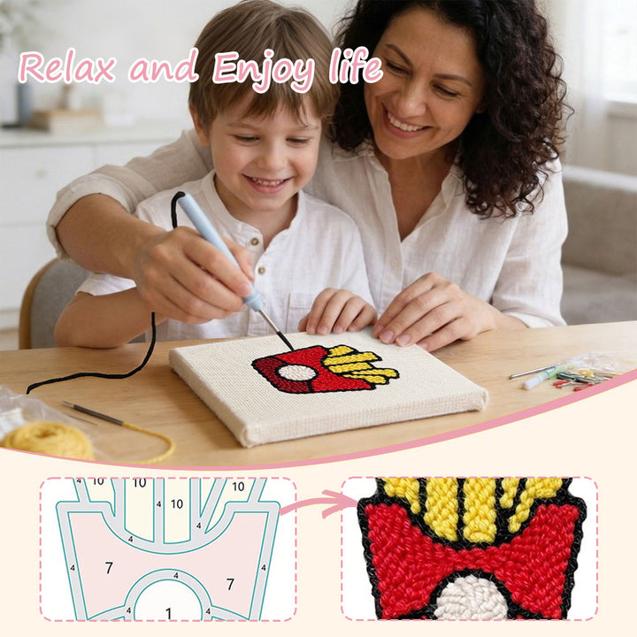 Desk Art Tools Mini Punch Needle Kit (4pcs)