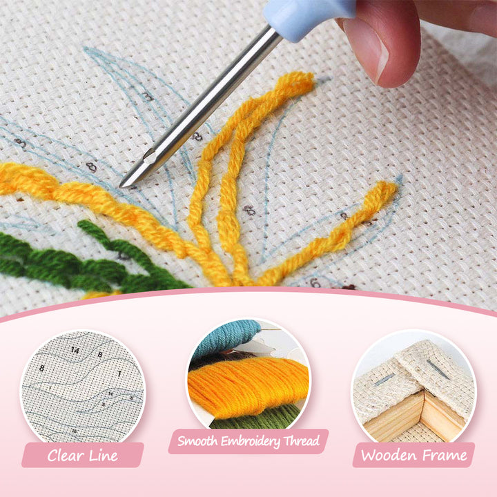 Desk Art Tools Mini Punch Needle Kit (4pcs)