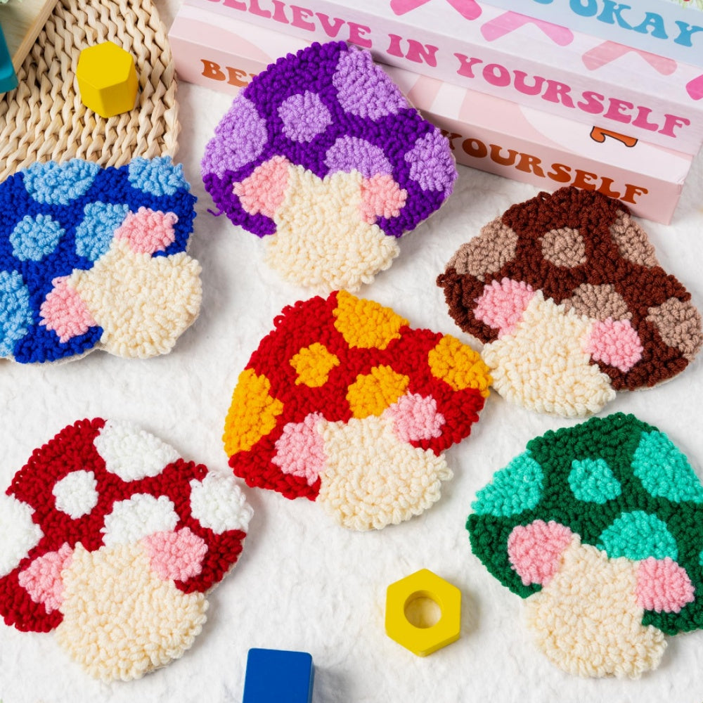 Punch Needle Coasters