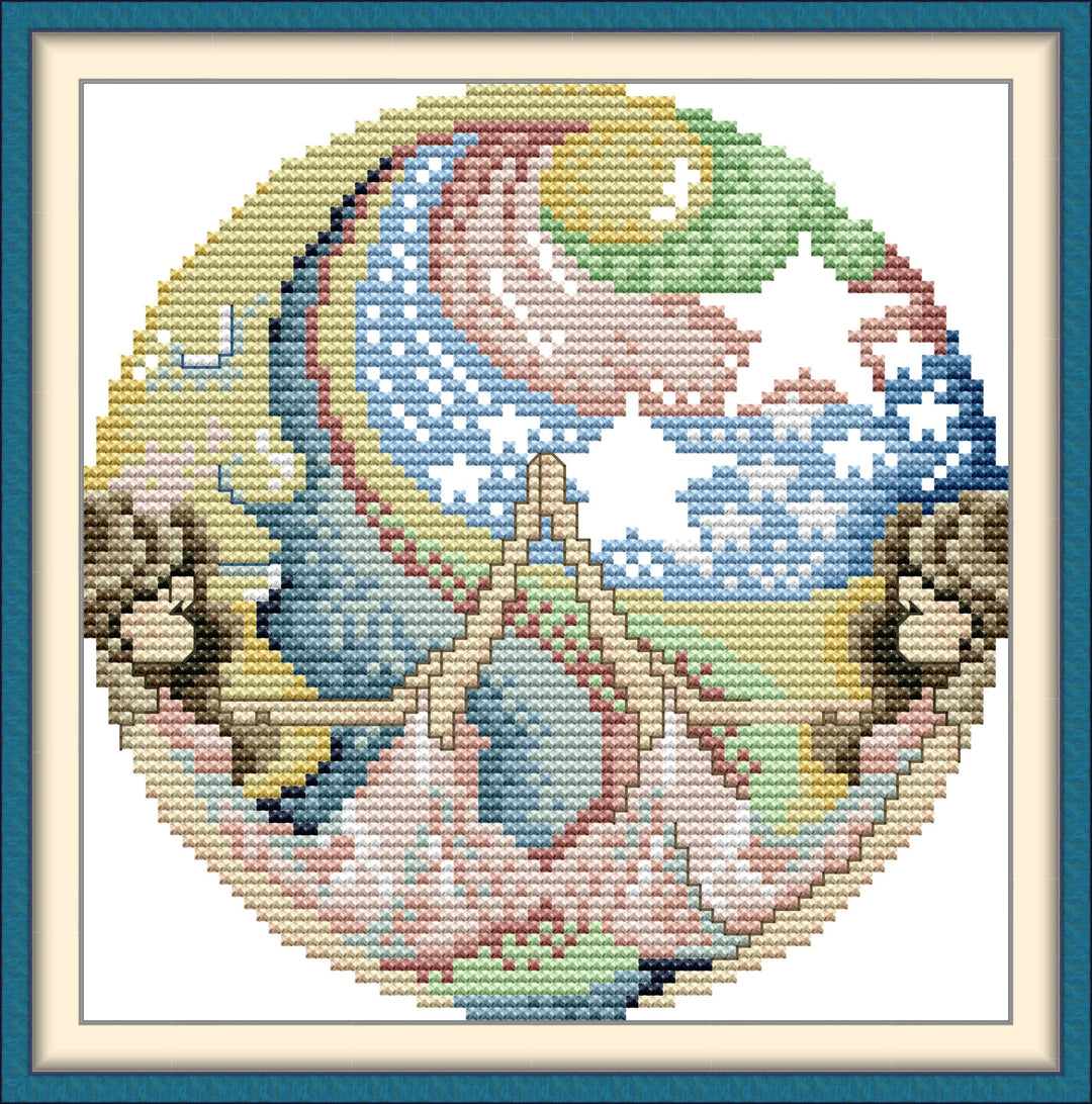 Embracing the Moon Cross Stitch Kits