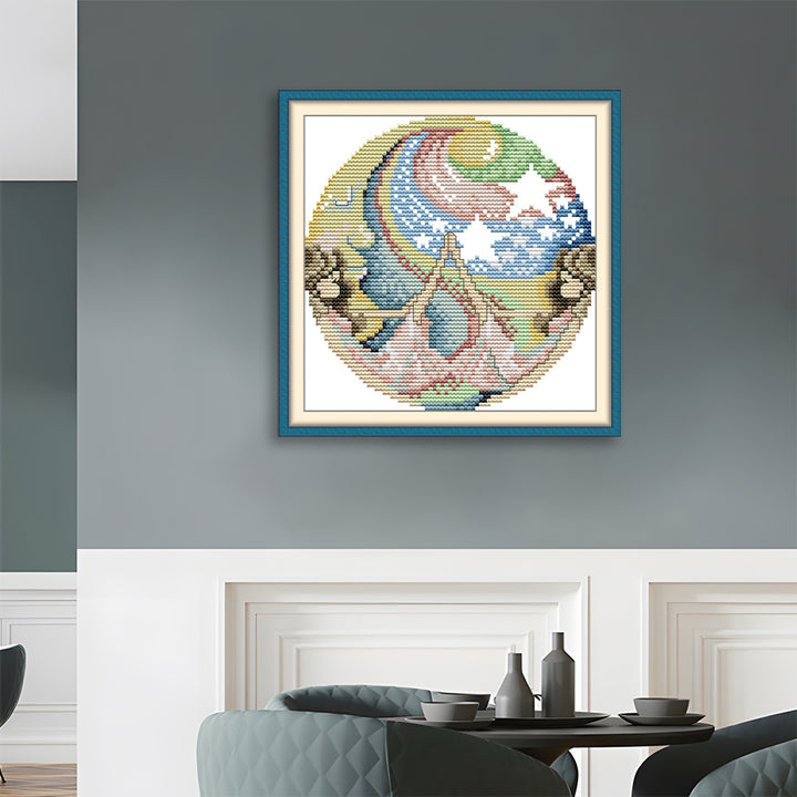 Embracing the Moon Cross Stitch Kits