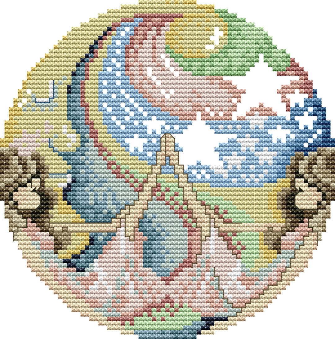 Embracing the Moon Cross Stitch Kits