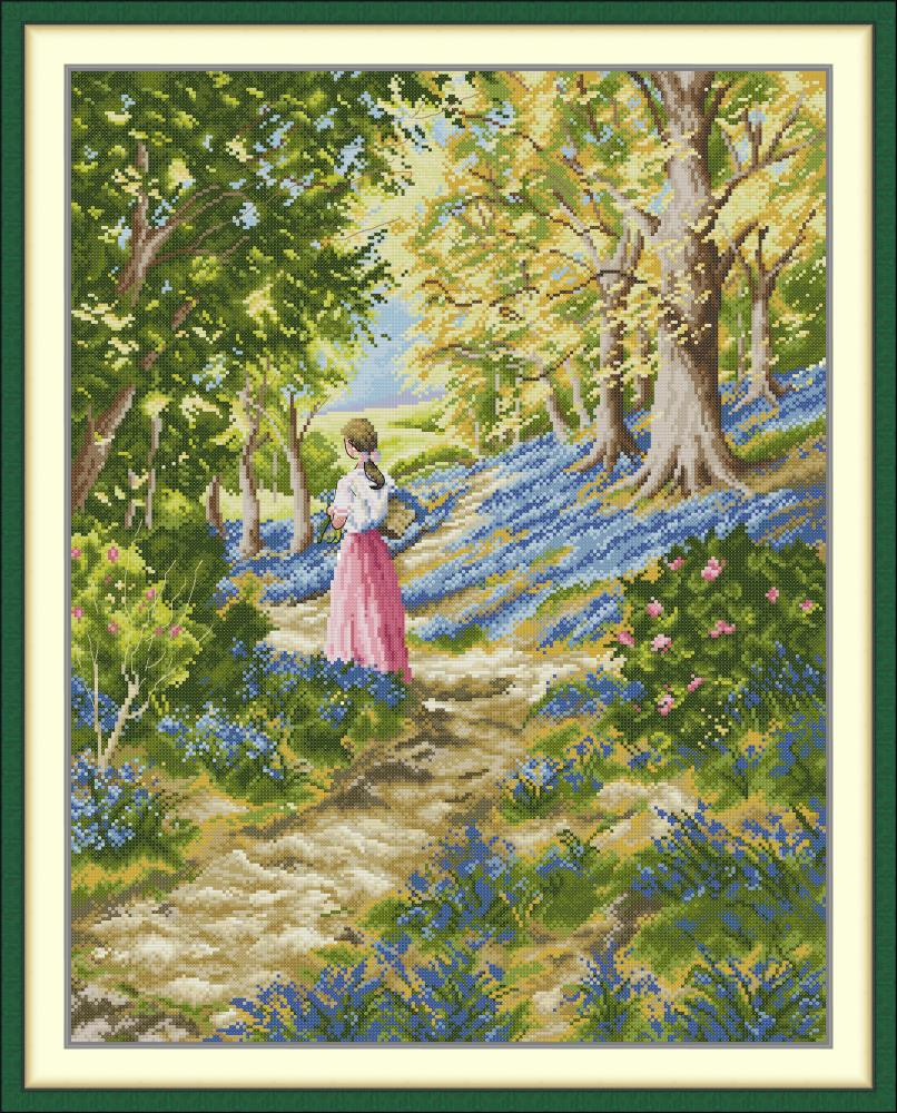 Pick the Bluebells Cross Stitch Kits