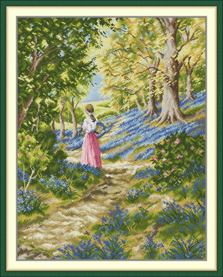 Pick the Bluebells Cross Stitch Kits
