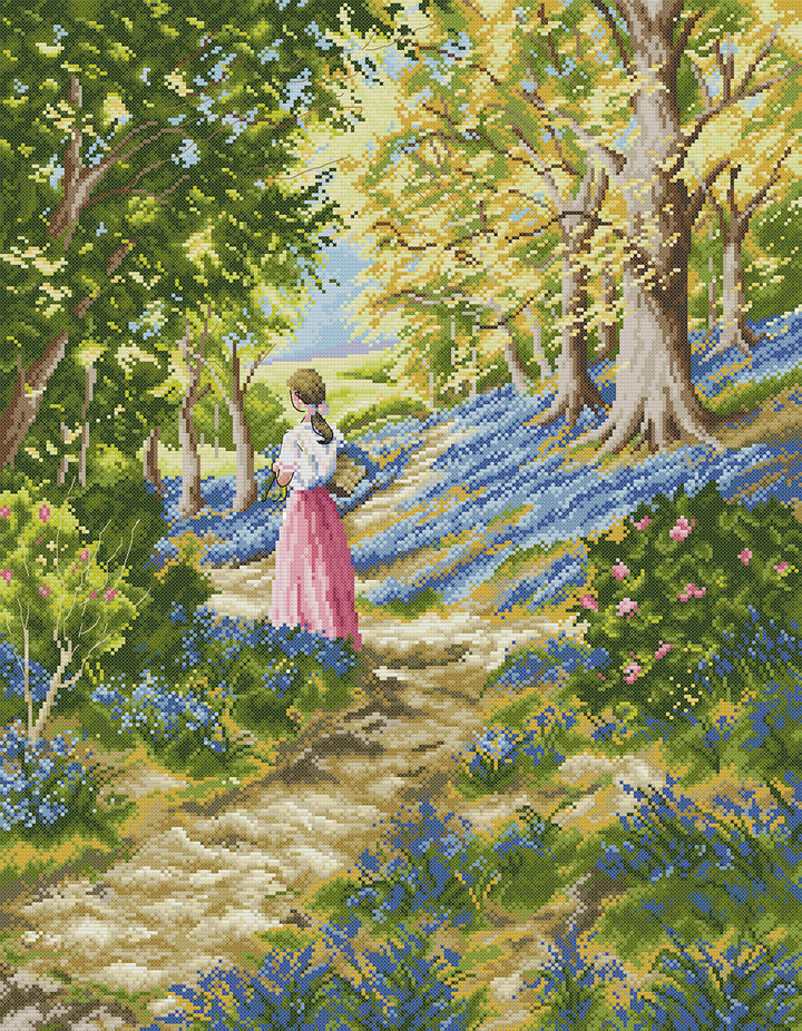 Pick the Bluebells Cross Stitch Kits