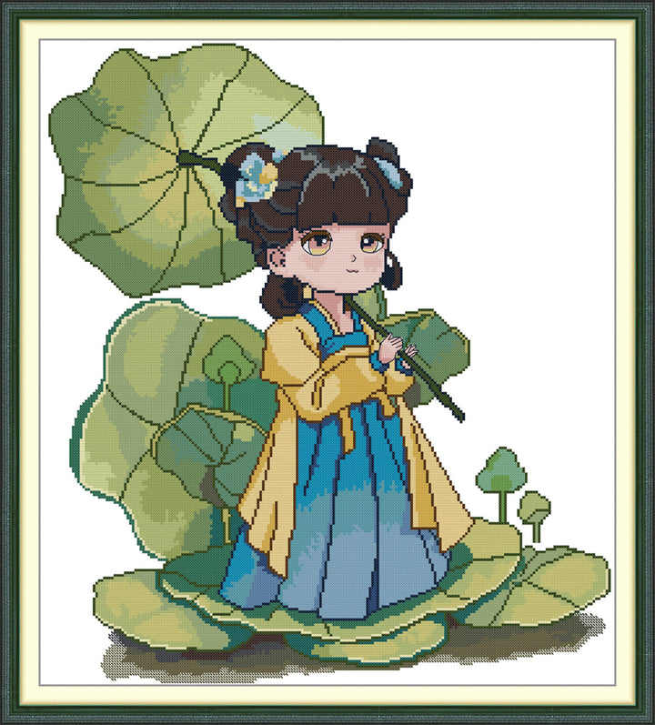 The Charm of Lotus Cross Stitch Kits