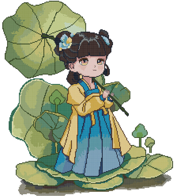 The Charm of Lotus Cross Stitch Kits