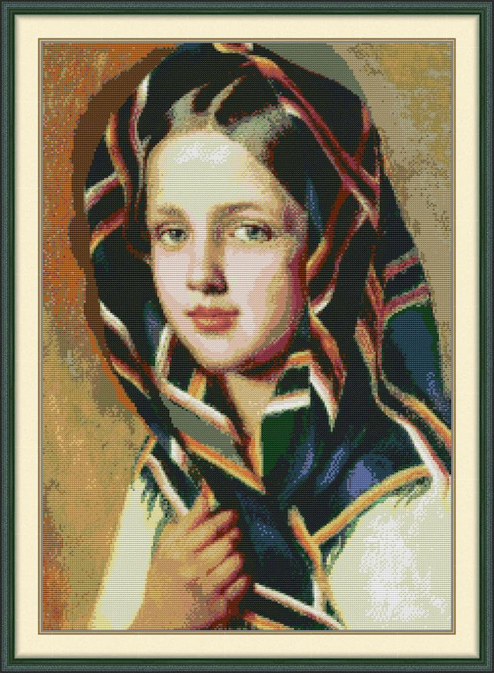 Hooded Girl Cross Stitch Kits