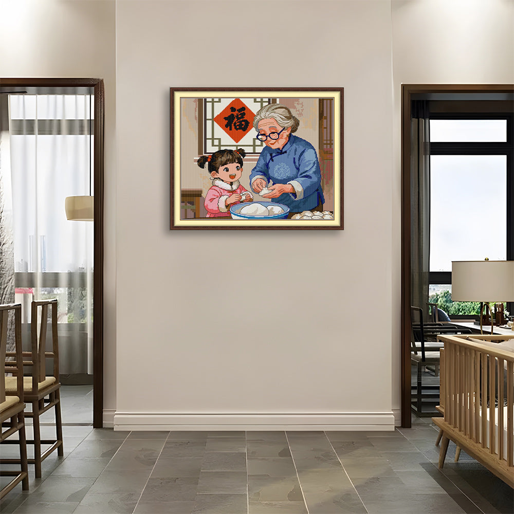 Learn to Make Dumplings Cross Stitch Kits