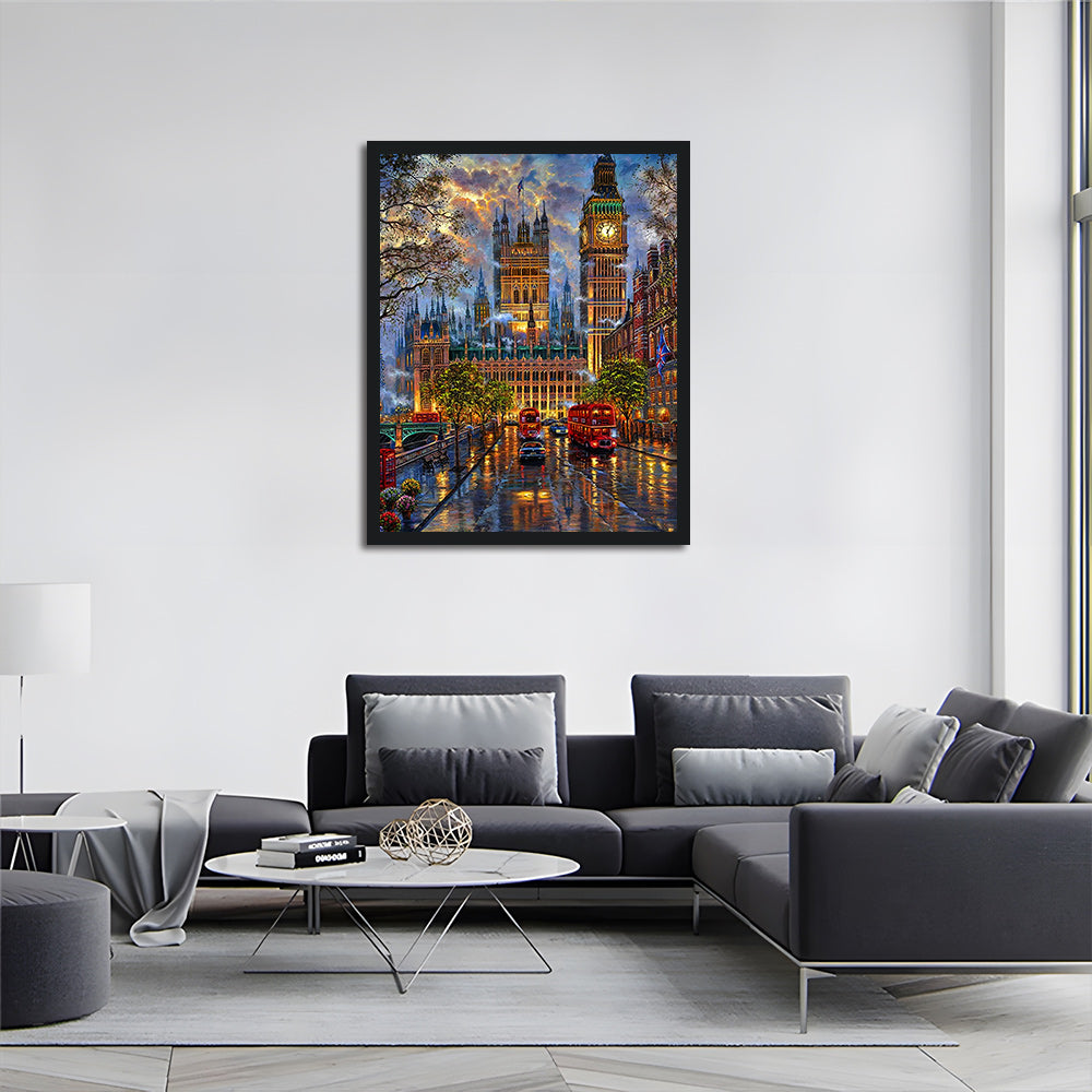 London at Night Cross Stitch Kits