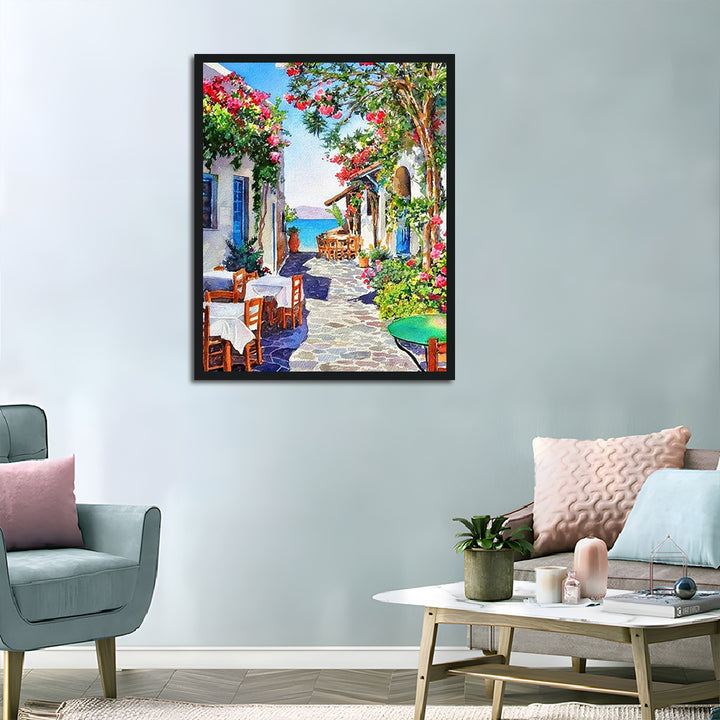 Flower Restaurant Cross Stitch Kits