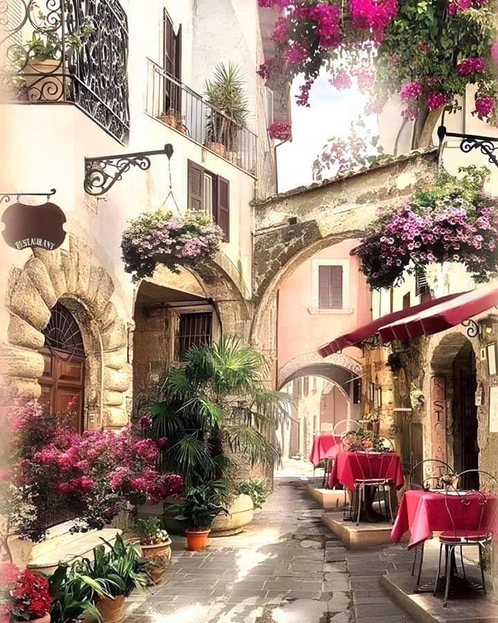 Alley Restaurant Cross Stitch Kits
