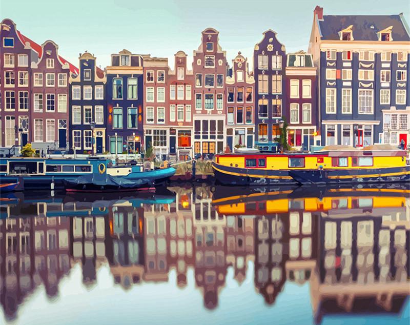Canal Reflections Cross Stitch Kits