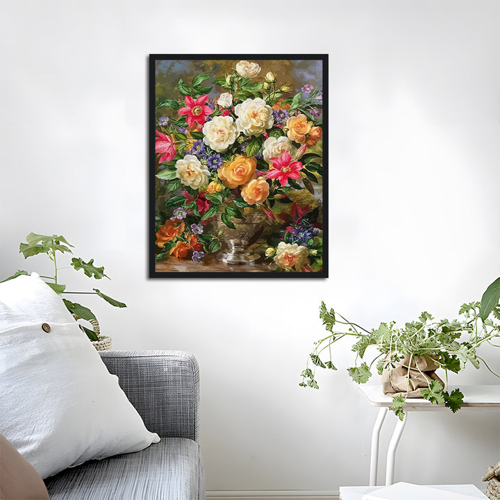 Blooming Flowers Cross Stitch Kits