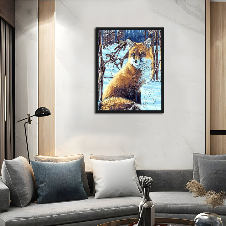 Fox on the Snow Cross Stitch Kits