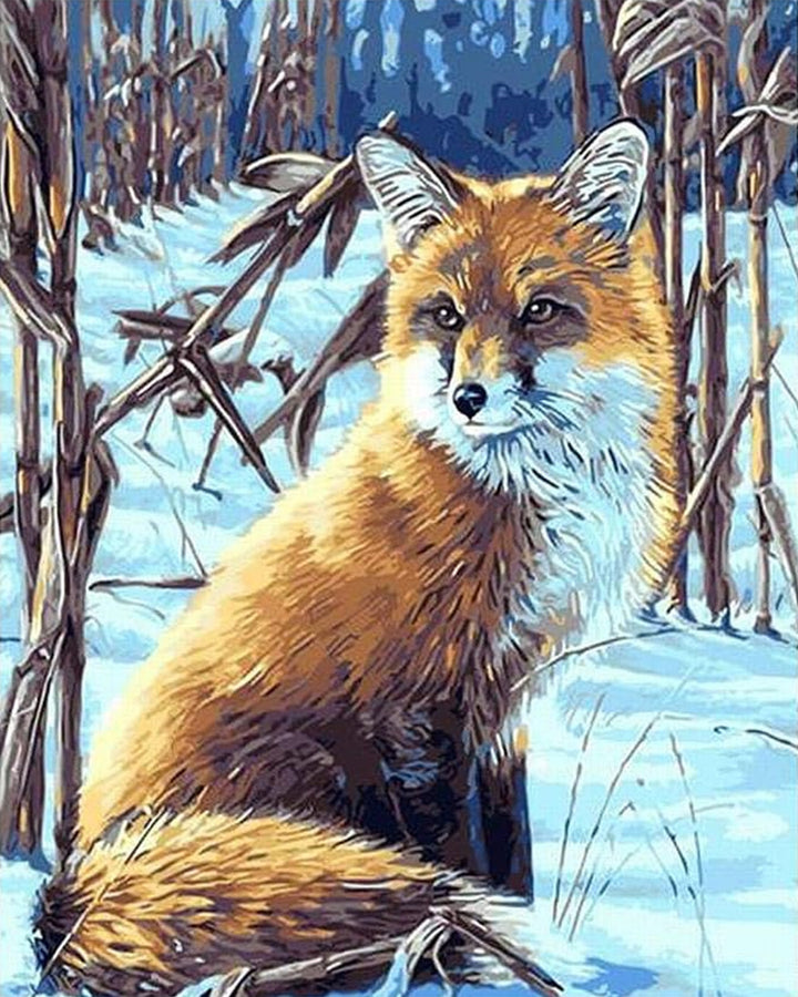 Fox on the Snow Cross Stitch Kits