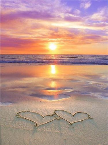 Sunset and Beach Cross Stitch Kits