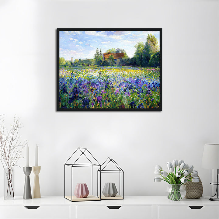 Field of Flowers in the Sunset Cross Stitch Kits