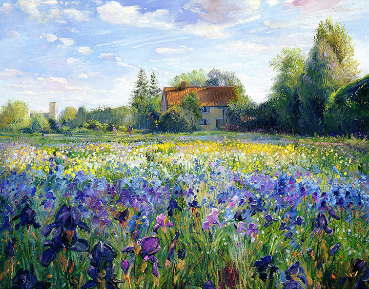 Field of Flowers in the Sunset Cross Stitch Kits