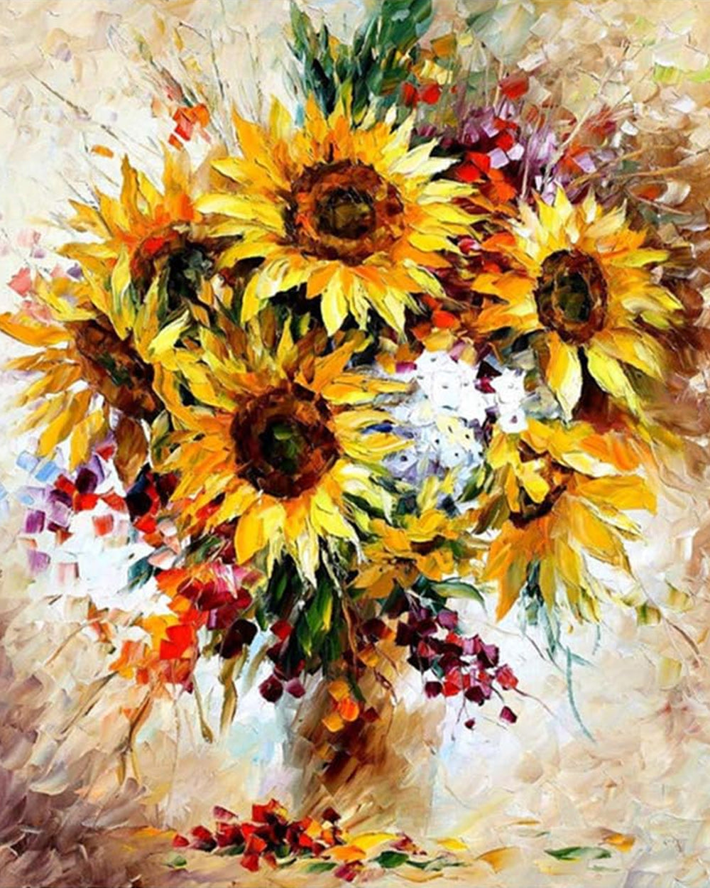 Blooming Sunflowers Cross Stitch Kits