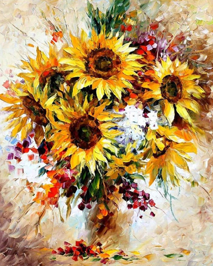 Blooming Sunflowers Cross Stitch Kits