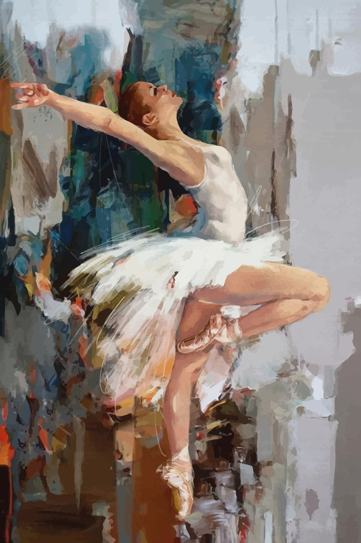 Jumping Ballet Girl Cross Stitch Kits