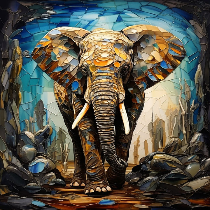 Texture Elephant Cross Stitch Kits