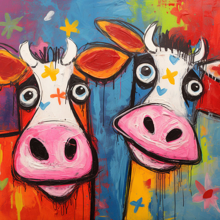 Doodle Cow Cross Stitch Kits