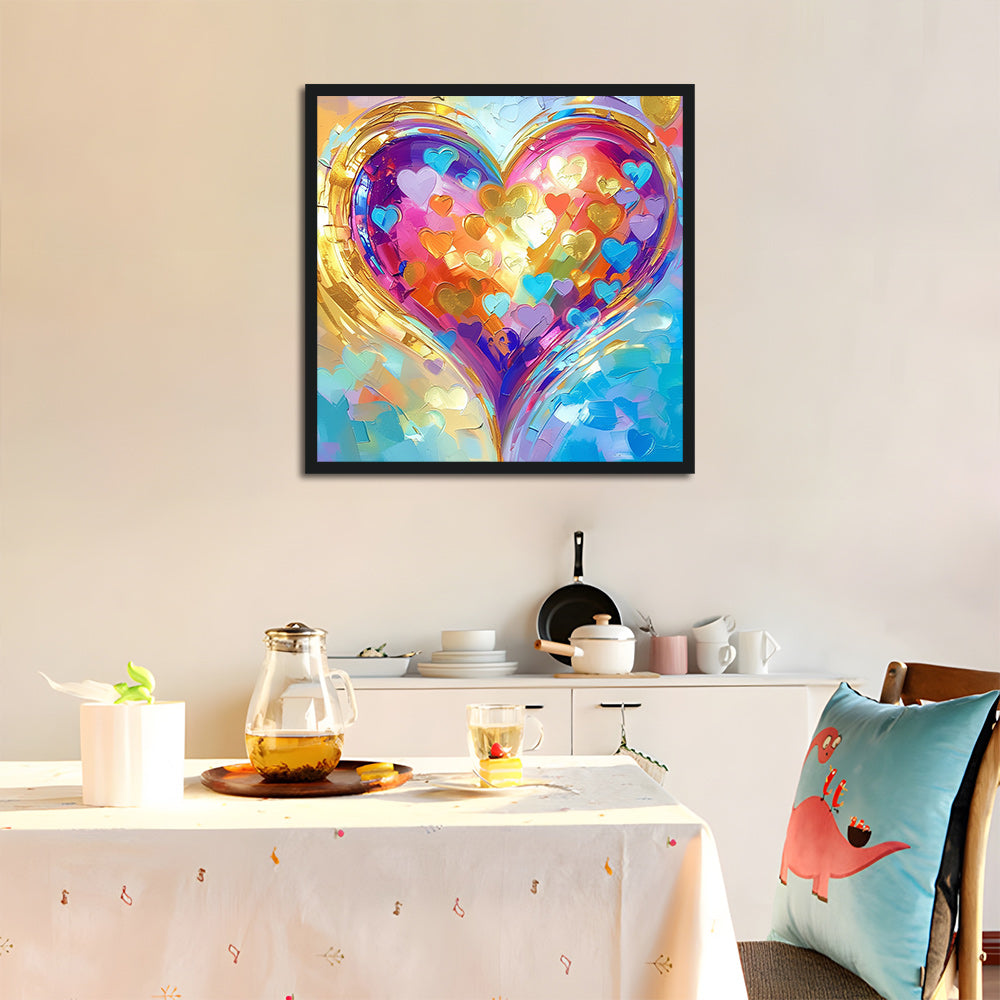 Oil Painting Love Cross Stitch Kits