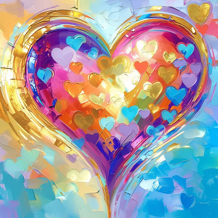 Oil Painting Love Cross Stitch Kits