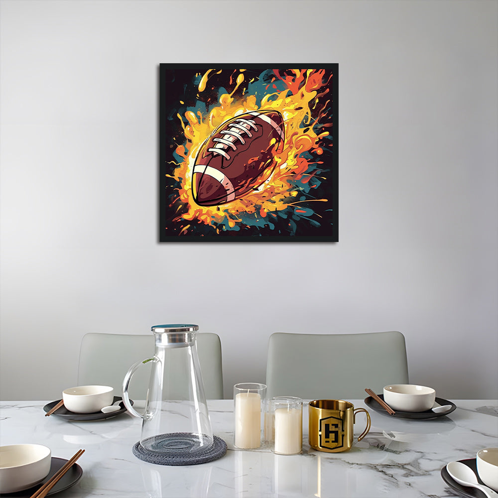 Fire and Rugby Cross Stitch Kits