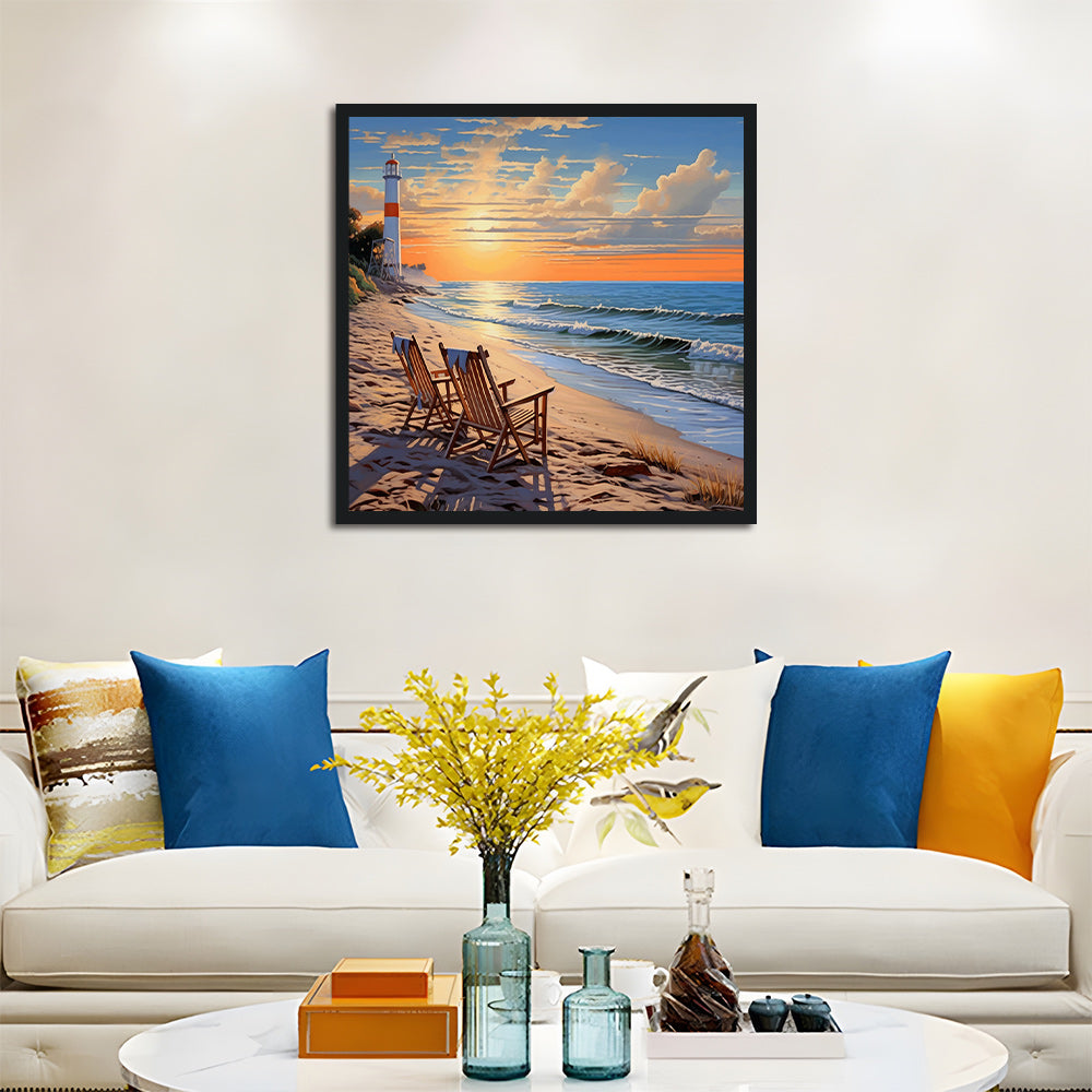 Sunset on the Beach Cross Stitch Kits